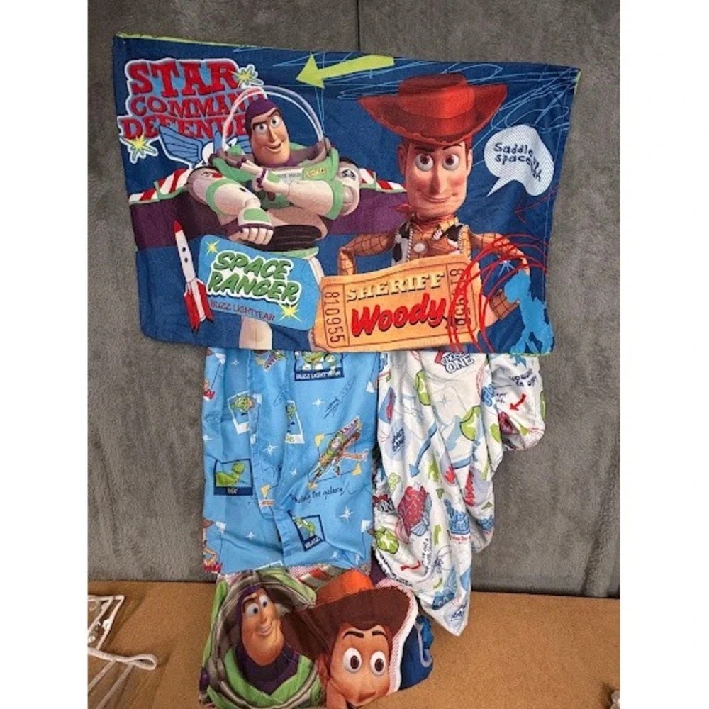 Disney‎ Pixar Toy Story Toddler Bed Bedding Set Woody Buzz Lightyear Sheet Set